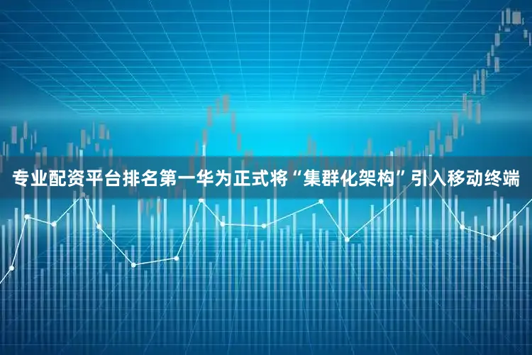 专业配资平台排名第一华为正式将“集群化架构”引入移动终端